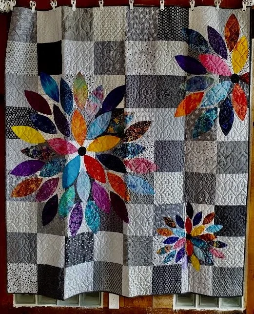 Scrap Petal Garden 68" x 77"