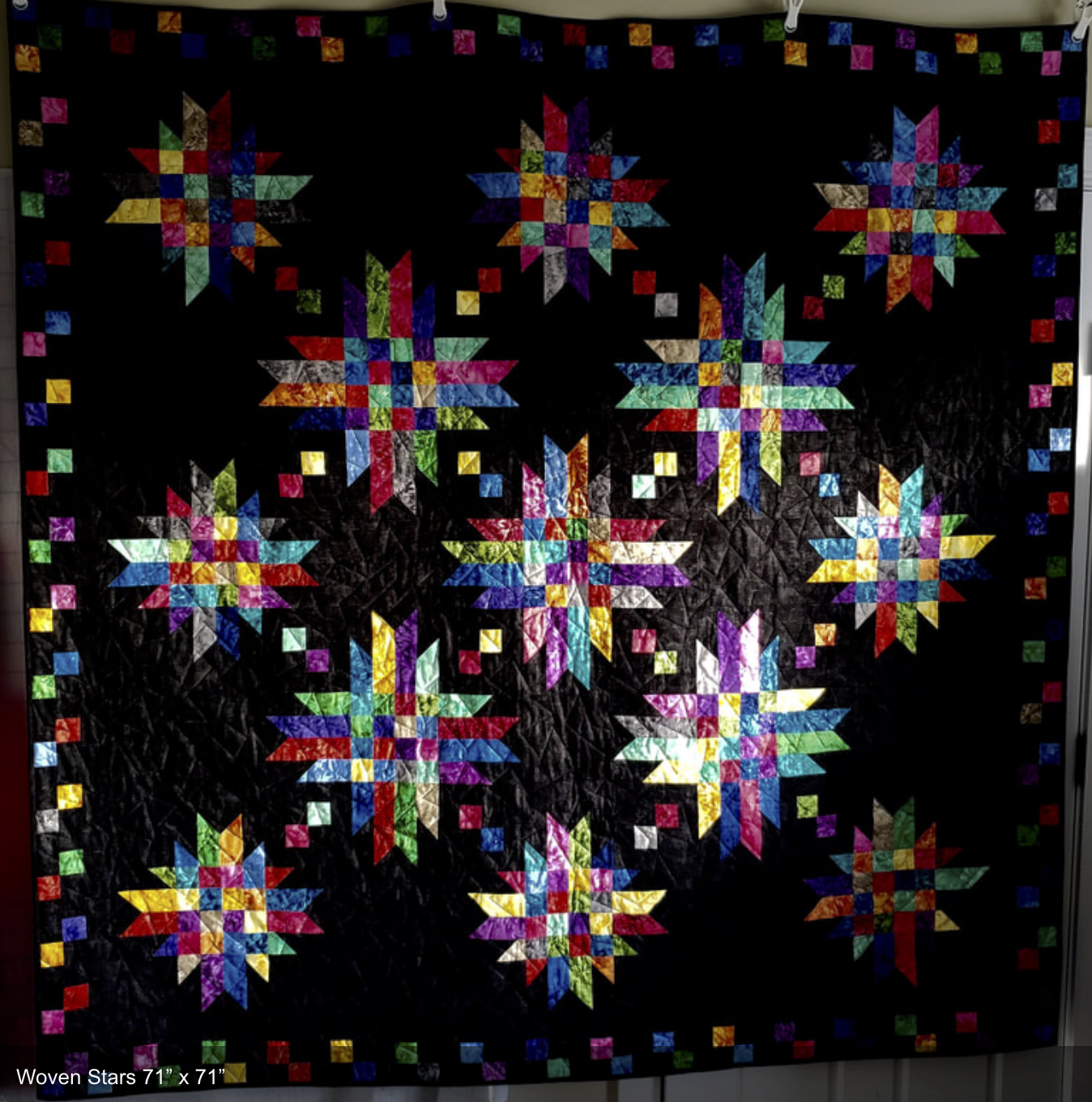 Woven Stars 71" x 71"
