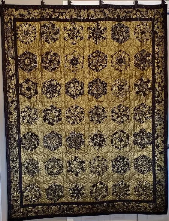 One Block Wonder (Geisha.2) 57" x 71"