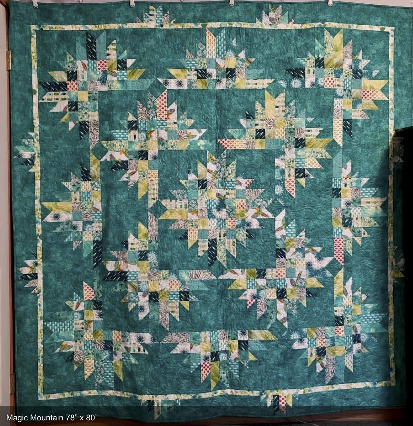 Magic Mountain 78" x 80"