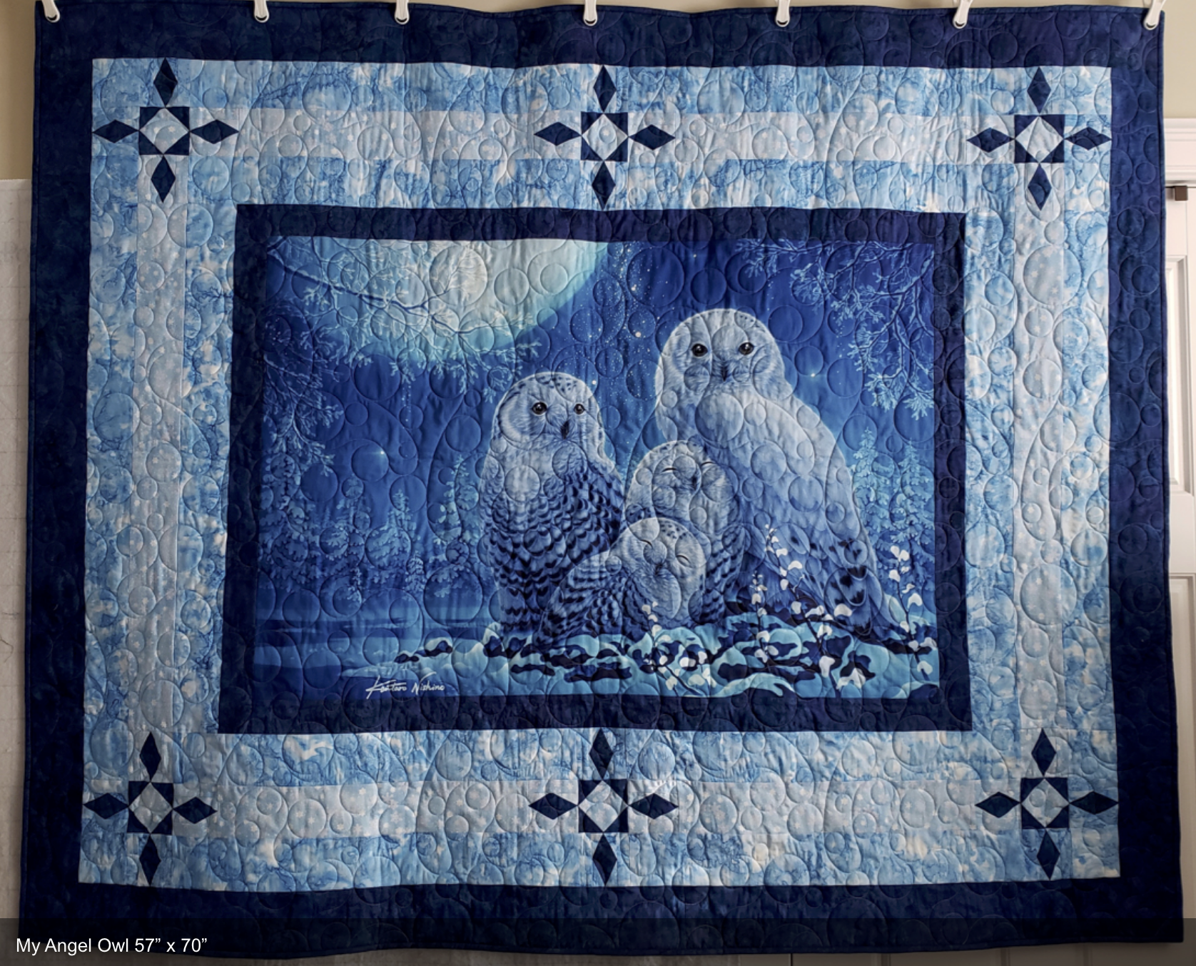 My Angel Owl 57" x 70"