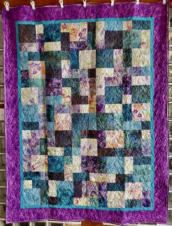 Floral-In the Beginning 55" x 71"