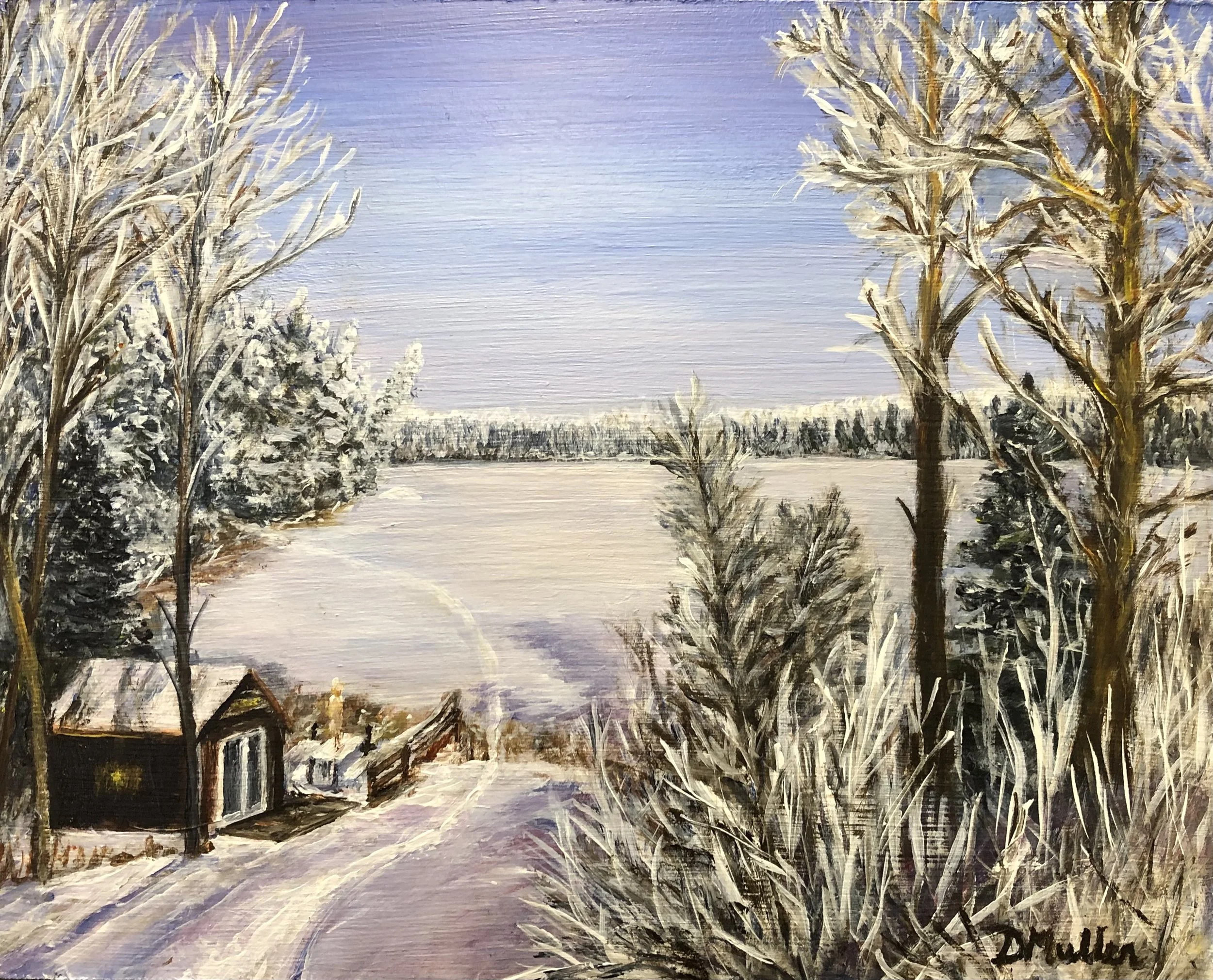 546 Morning walk Acrylic 8x10.JPG