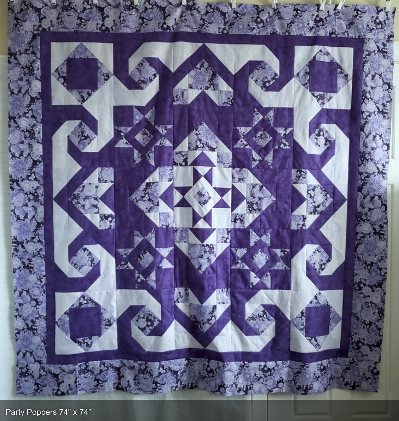 Party Poppers 74" x 74"