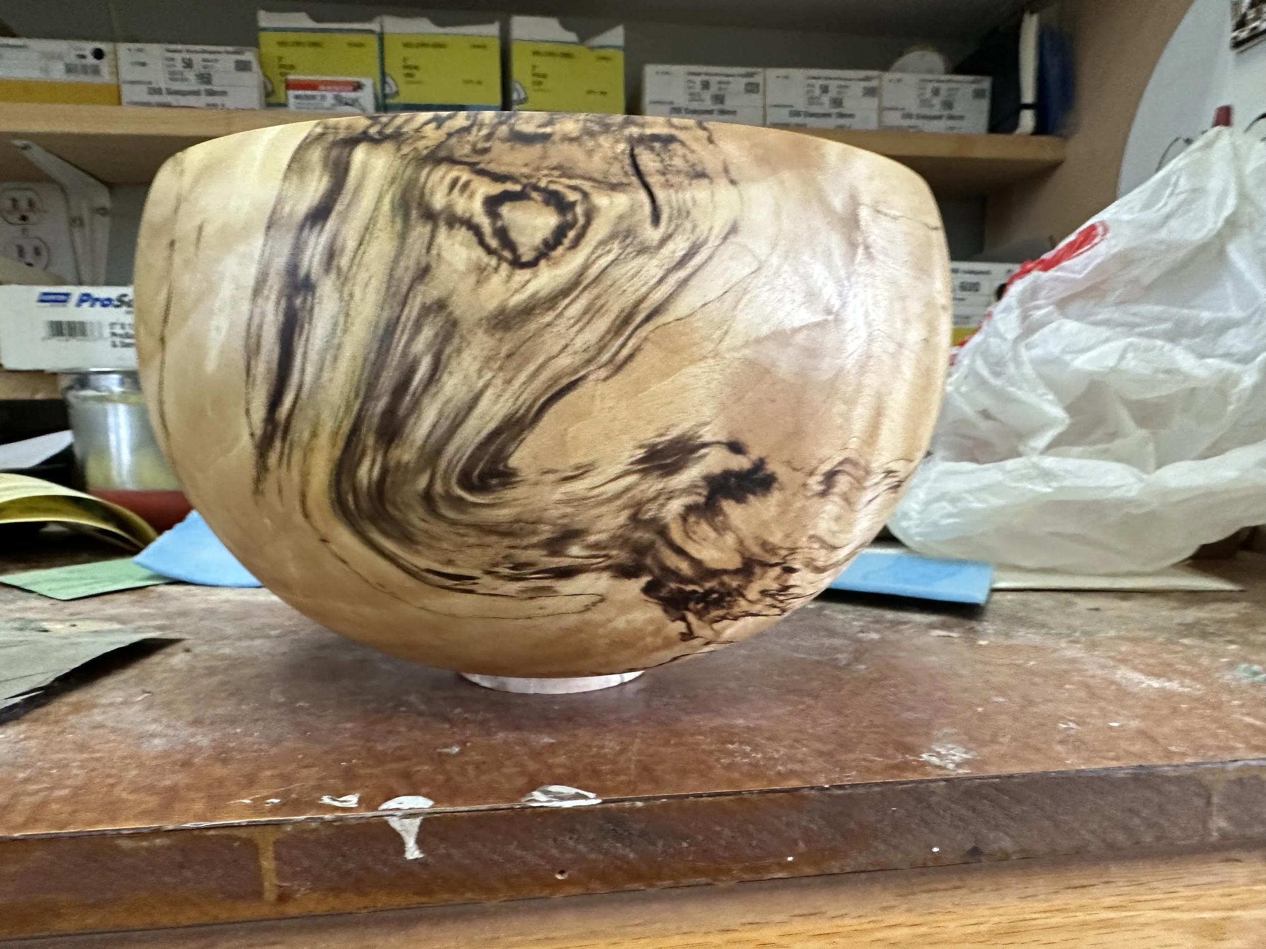 Spalted Birch bowl