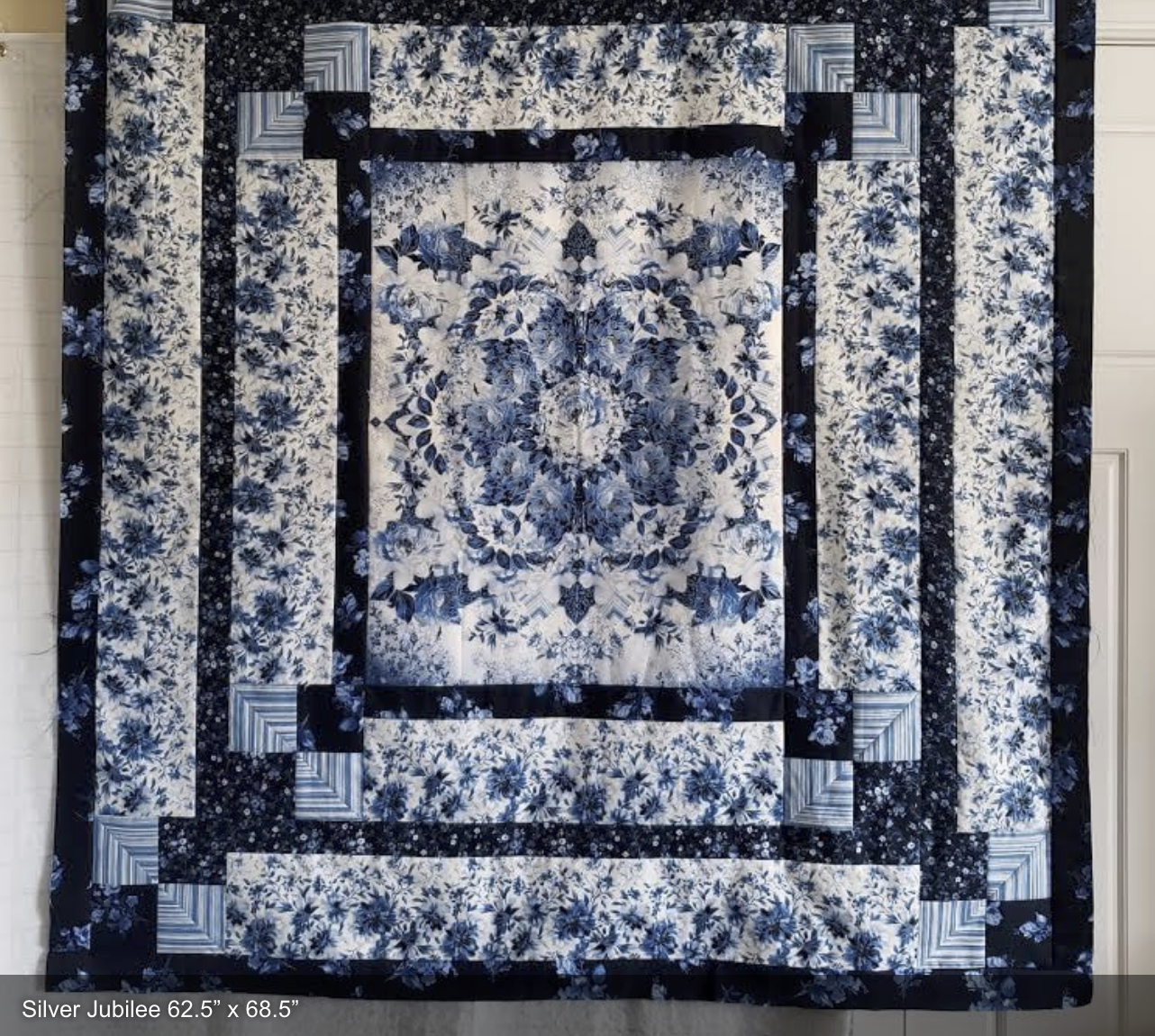 Silver Jubilee 62.5" x 68.5"