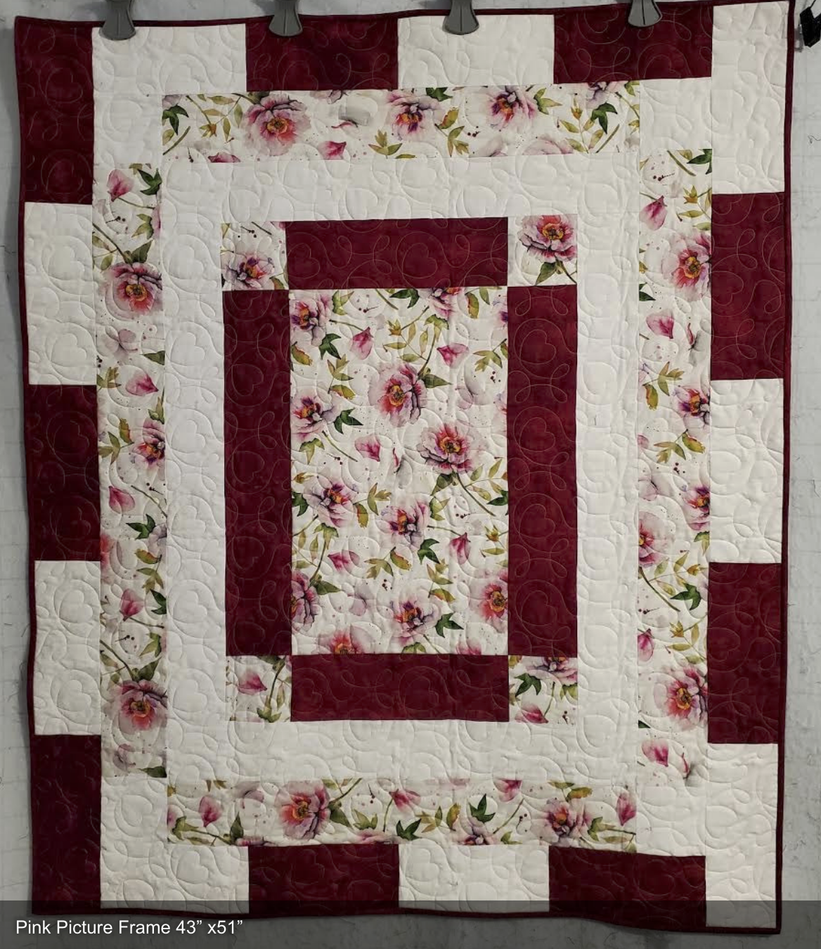 Pink Picture Frame 43" x 51"