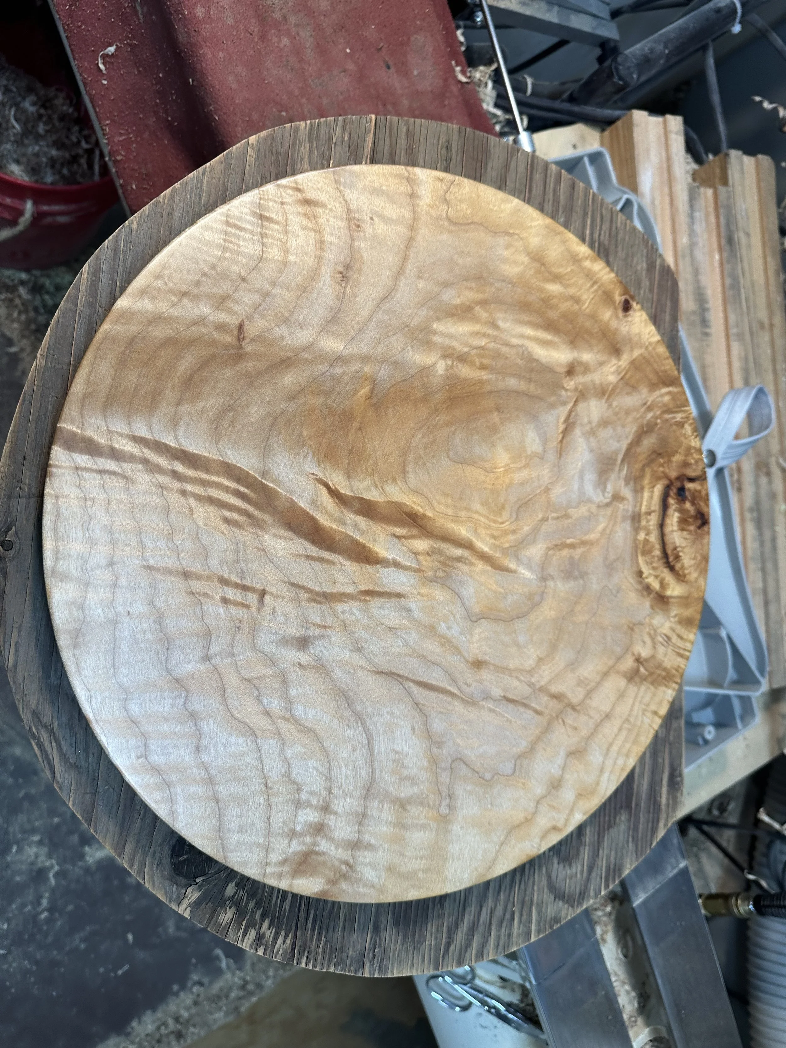 Maple Flame platter