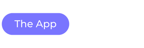 Text bubble saying 'The App'.
