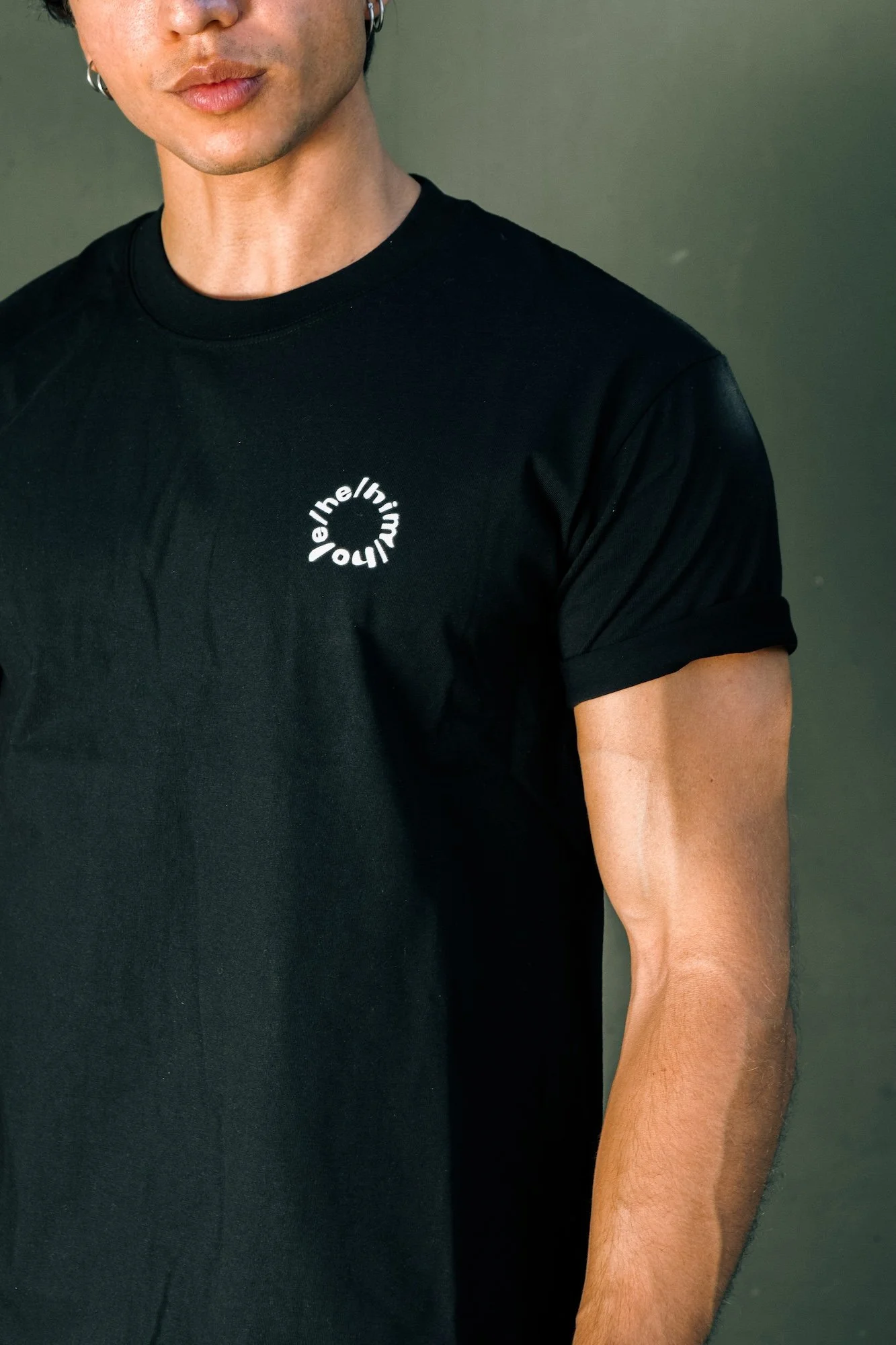 'He/him/hole' T-shirt