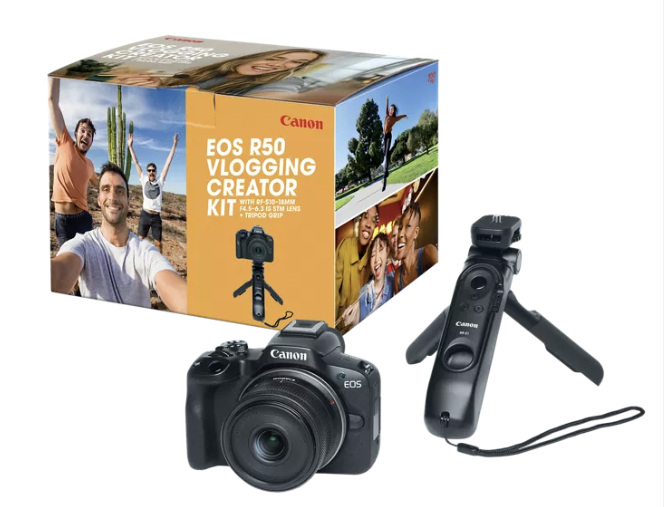 Canon EOS R50 V Camera & Lens