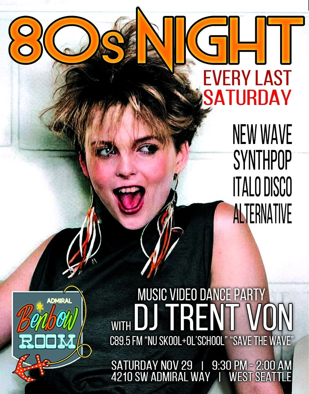 80's night FEAT. DJ TRENT VON