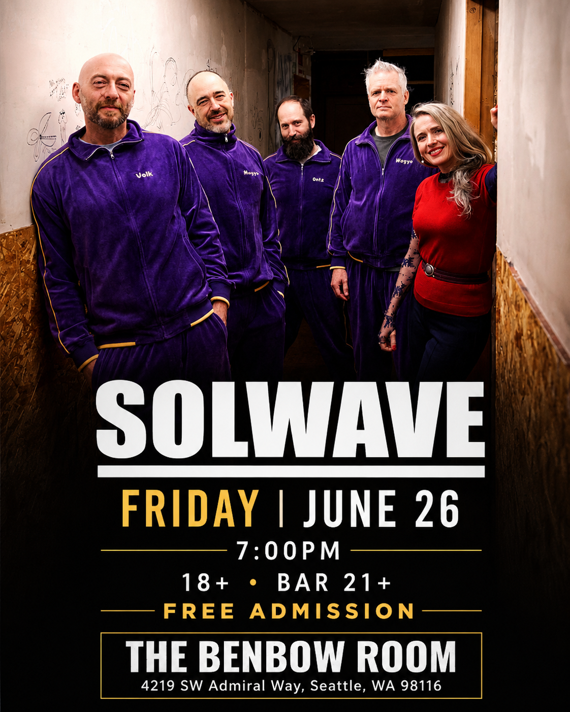 🌀SOLWAVE LIVE at The Benbow Room🌀