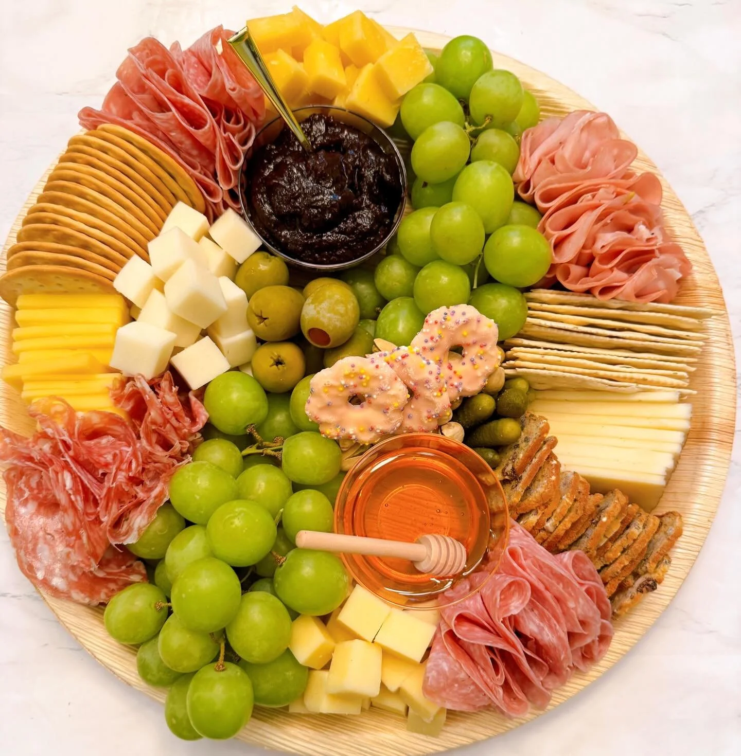 Don&rsquo;t forget about mama this weekend! 🤍 send her what she really wants&hellip; charcuterie 🤩 (don&rsquo;t forget you can always add on a bottle of wine as well!) DM for info :)