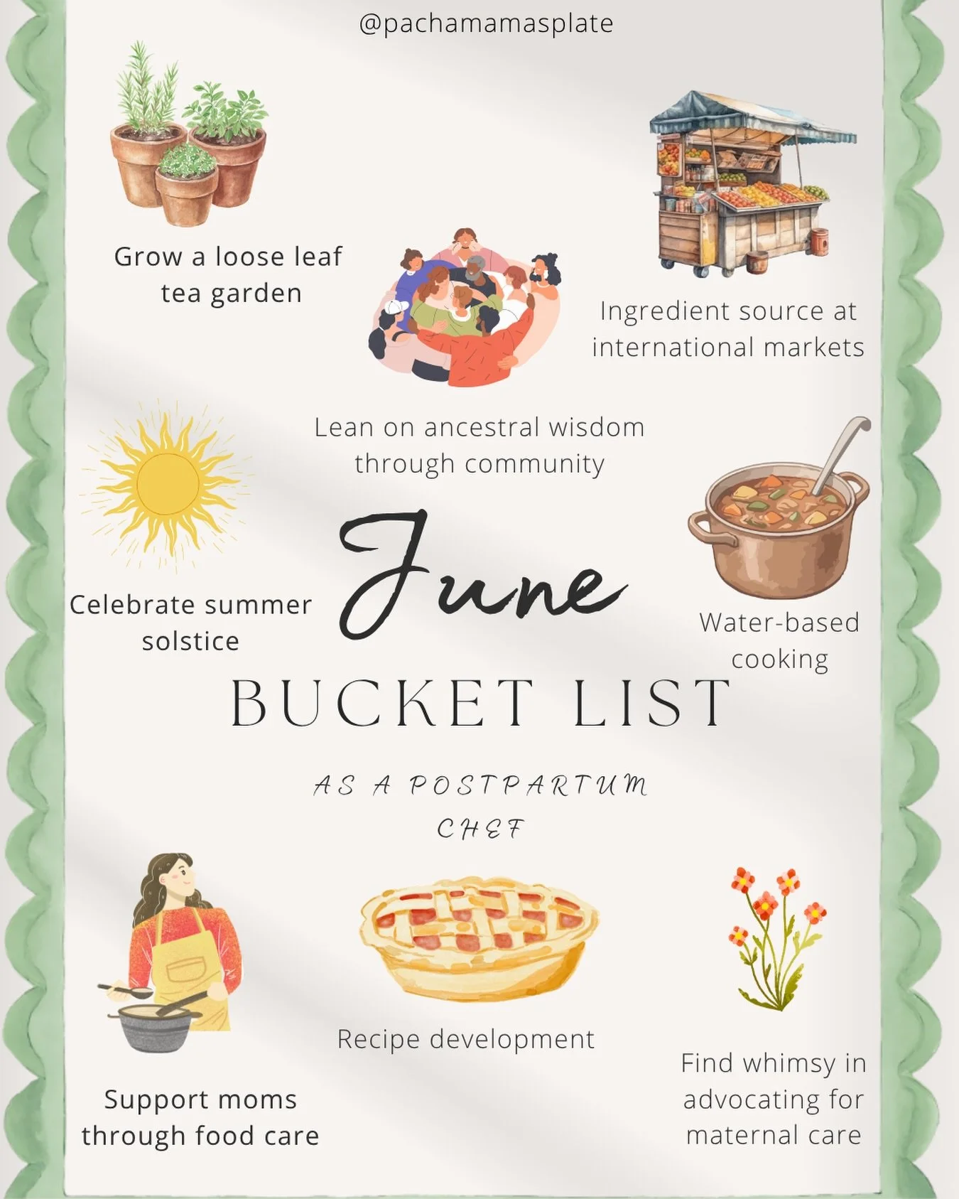 Behind the scenes! 

i&rsquo;m a big fan of ✨JOY✨ as a main ingredient in everyday life. 

When I am not working as a families postpartum practitioner I am seeking inspiration in food, culture, and human stories. 

That&rsquo;s where a bucket list co