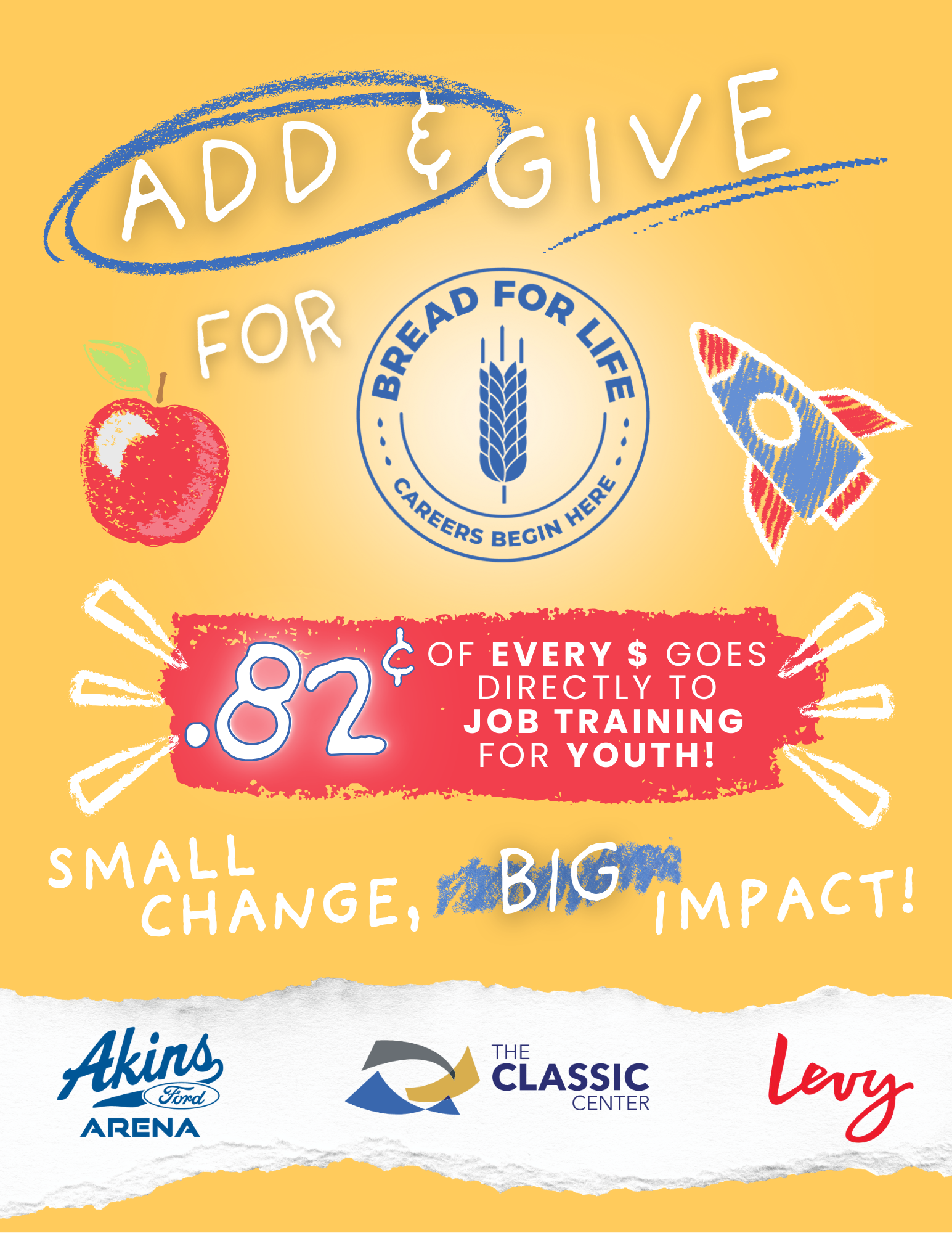 Bread for Life "Add & Give" Flyer