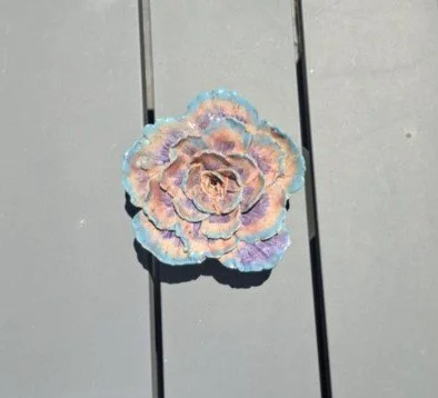 Pink, purple & blue flower bench.jpg