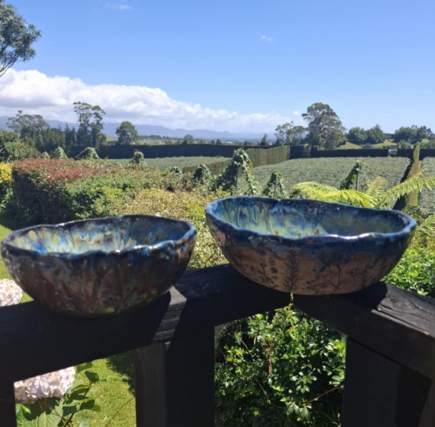 New Zealand Nature Inspired Ceramic Bowls