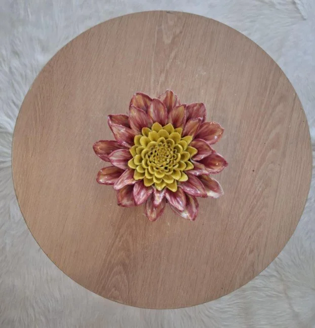 Handcrafted Ceramic Dahlia Blossom