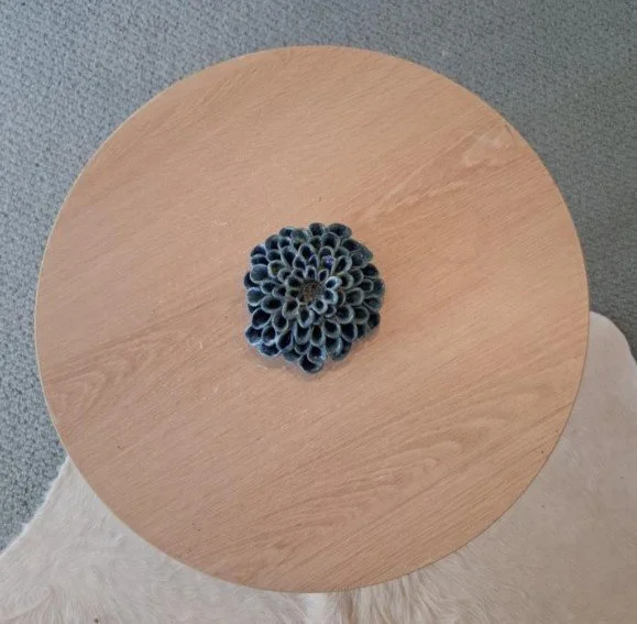 Blue dahlia with light green table.jpg