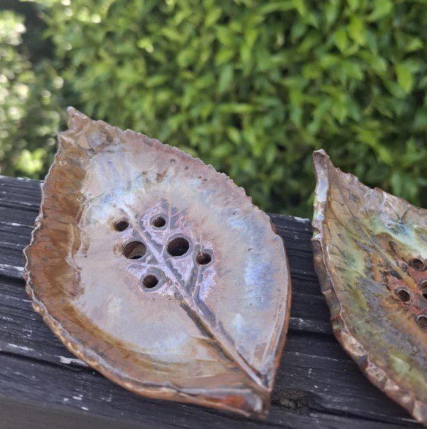 Soap dish - hydrangea ancient copper.jpg