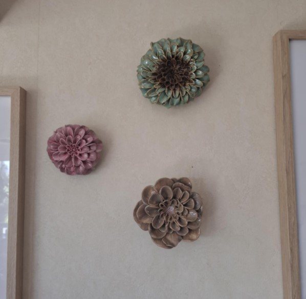 Assorted dahlias on wall.jpg