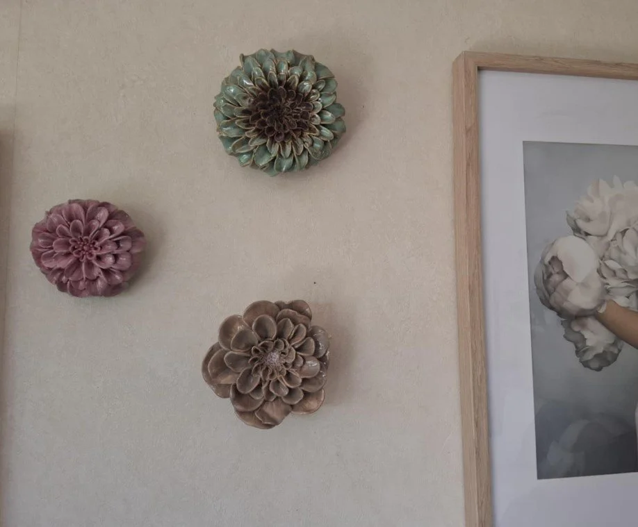 Assorted dahlias on wall side.jpg