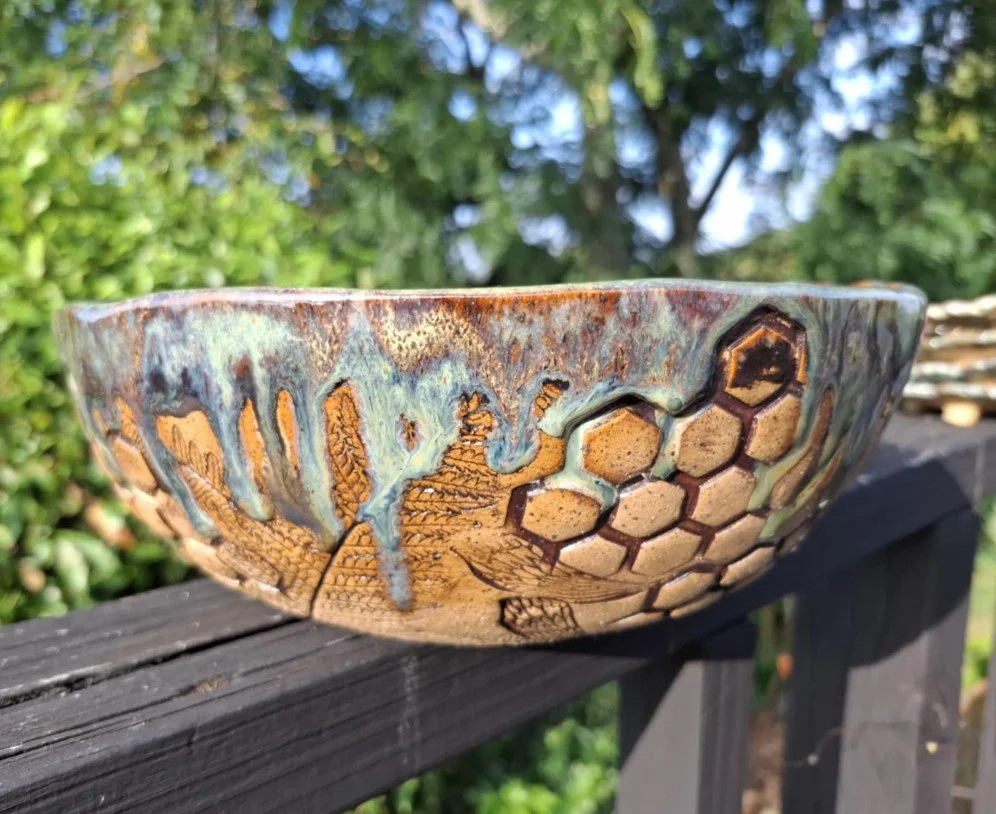 Honeycomb and fern side close.jpg