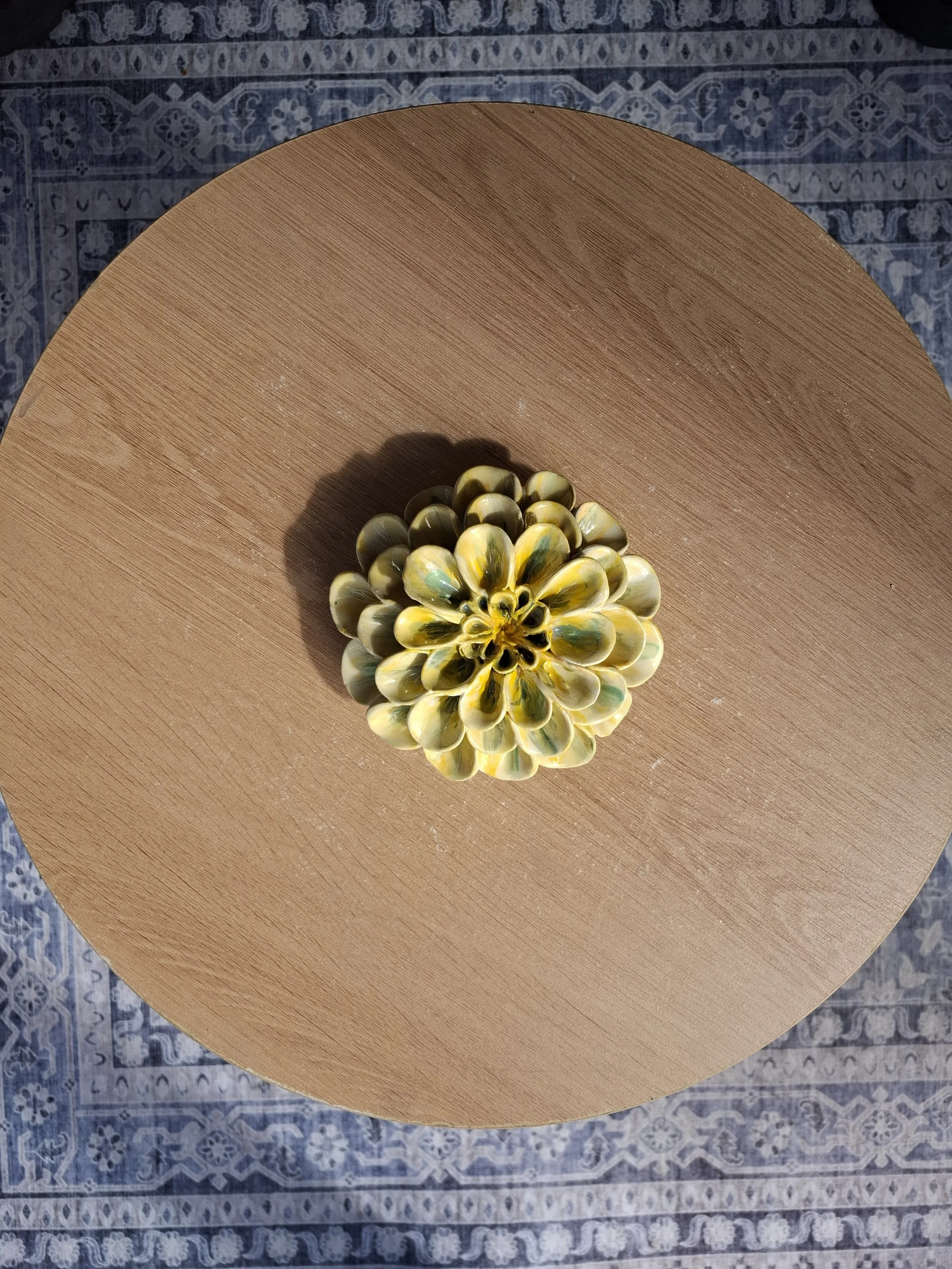 Vibrant Dahlia Art Piece