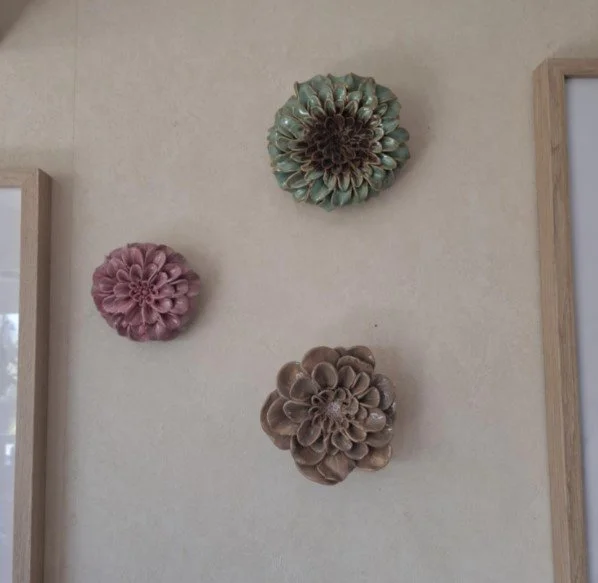 Assorted dahlias on wall.jpg