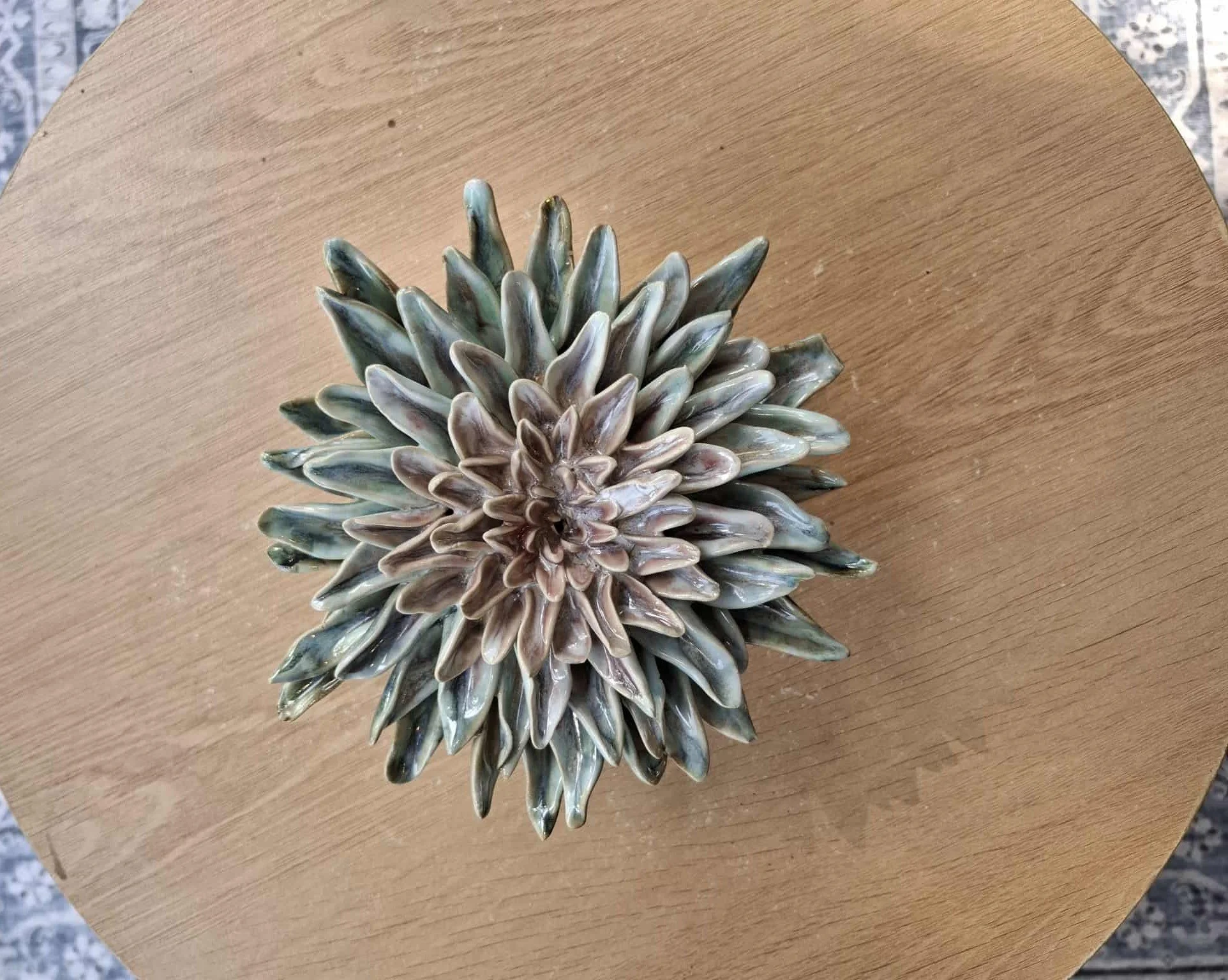 Textured turquoise & pink spikey petal dahlia close.jpg