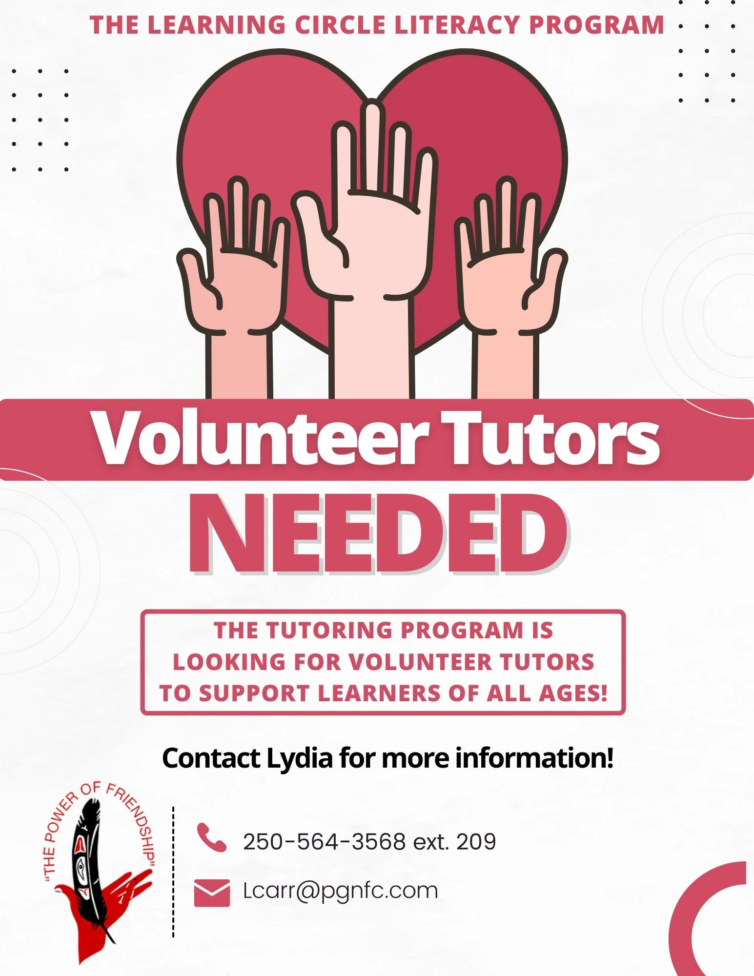 Volunteer Tutors Needed