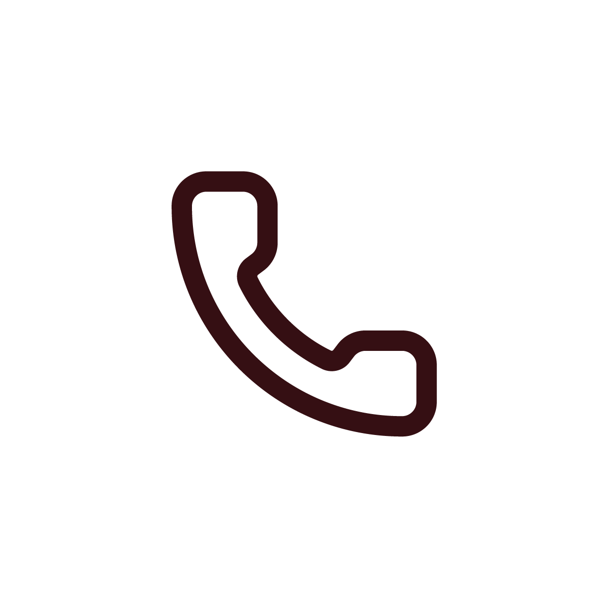 Icon of a telephone handset indicating business phone number.