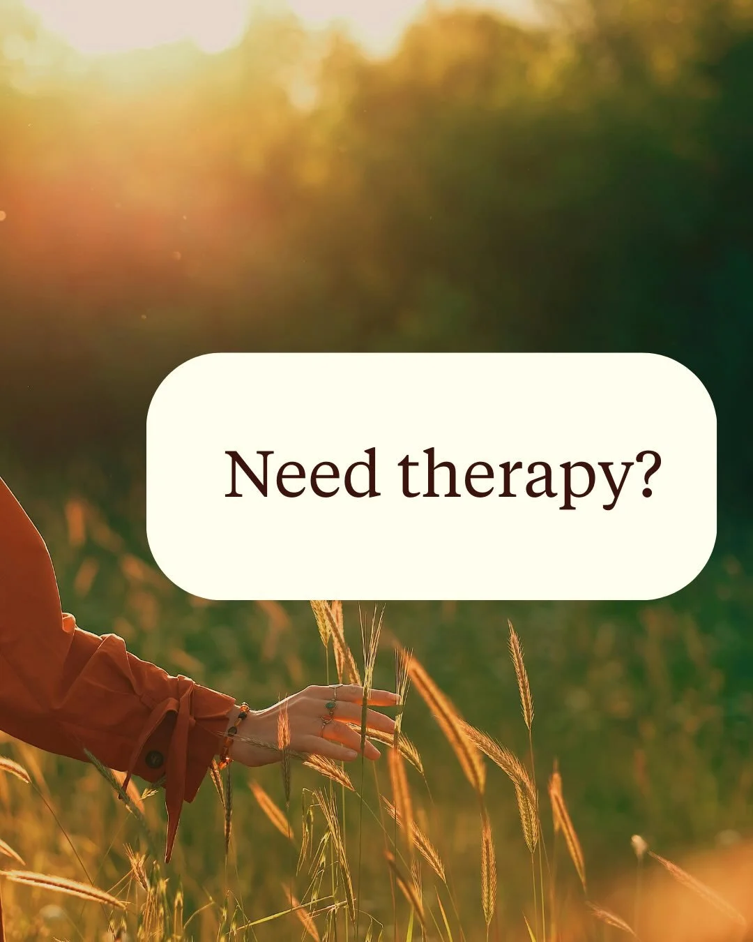You often say&hellip;
&ldquo;I don&rsquo;t think my problems are big enough for therapy.&rdquo;

But if it&rsquo;s heavy to you&hellip;it matters.

Talk therapy is where we untangle the overthinking.
Where we soften the self-criticism.
Where we make 