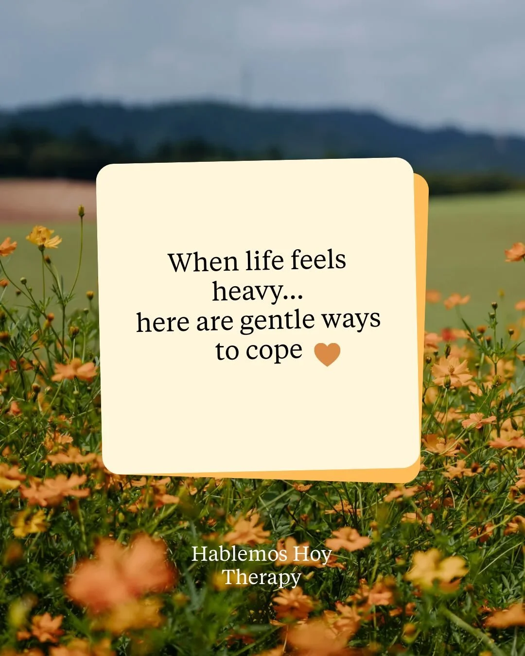 Some days feel heavier than others.
If today is one of them, come back to this 🤍

You don&rsquo;t have to do everything~
just start with one small step.

#mentalhealthsupport #healingjourney #latinetherapist #youarenotalone