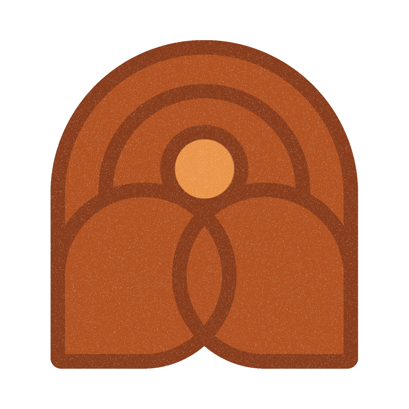 Abstract icon representing connection, compassion, and hope, symbolizing Hablemos Hoy Therapy’s commitment to culturally responsive mental health care.