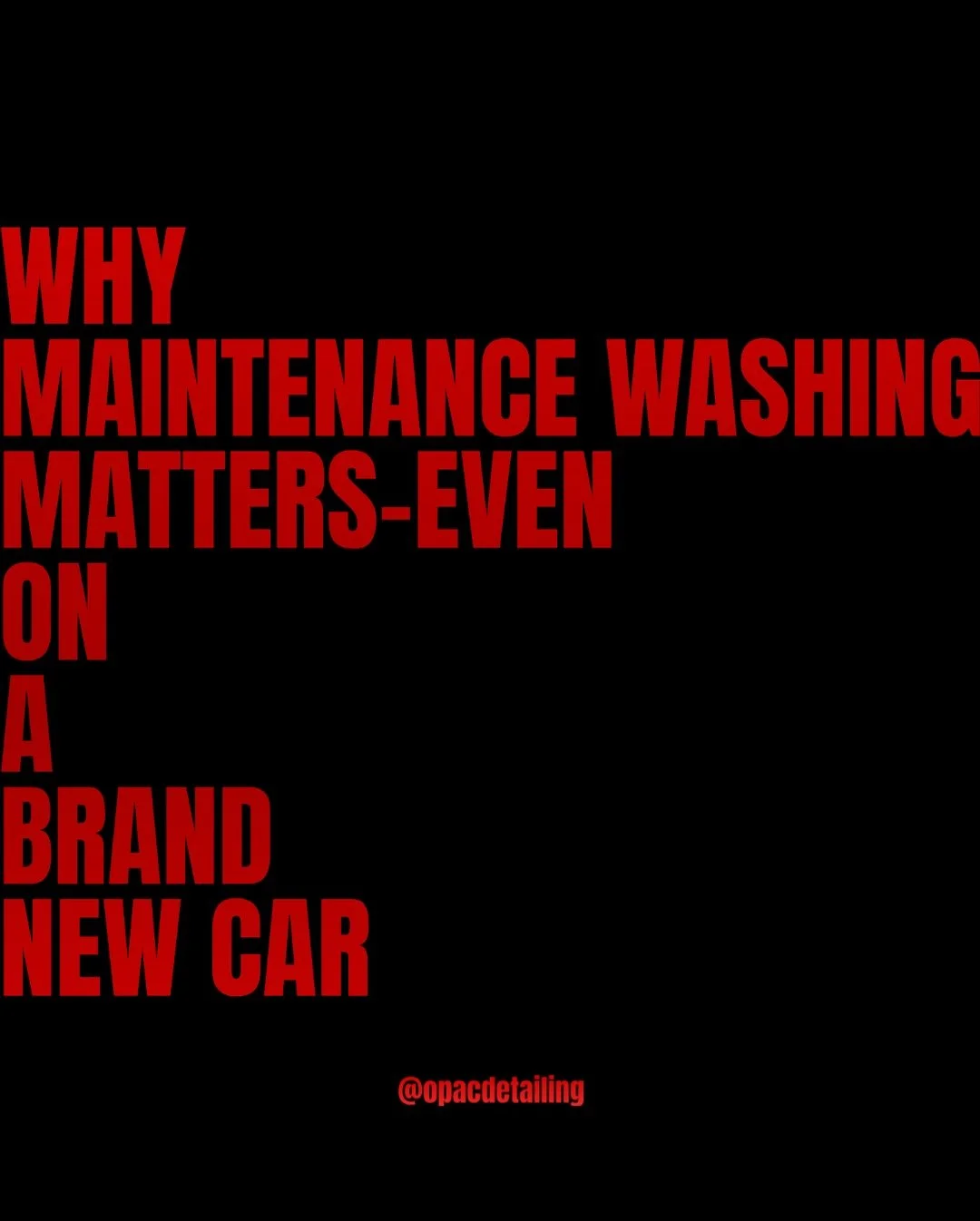 At Obsydian Premium Auto Care, we make sure your vehicle stays on point. Every wash is intentional &mdash; protecting your paint, extending the life of your coating &amp; ppf. 

Don&rsquo;t settle for quick rinses, book your maintenance wash or paint