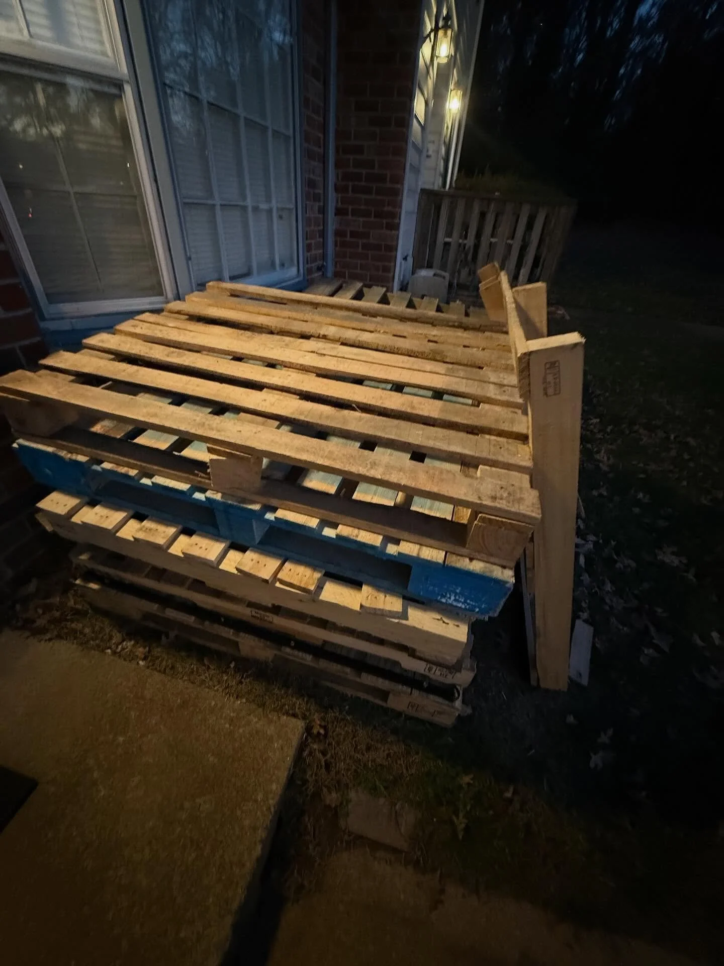 From pallets to hold batteries to decorative pieces of art