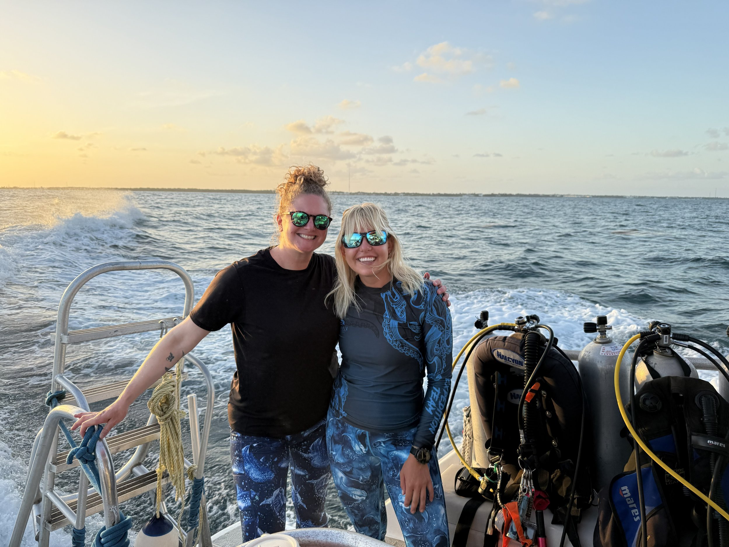 With Erica, the best Divemaster instructor in the Florida Keys. Check out Key Dives for exceptional training and dive charters!