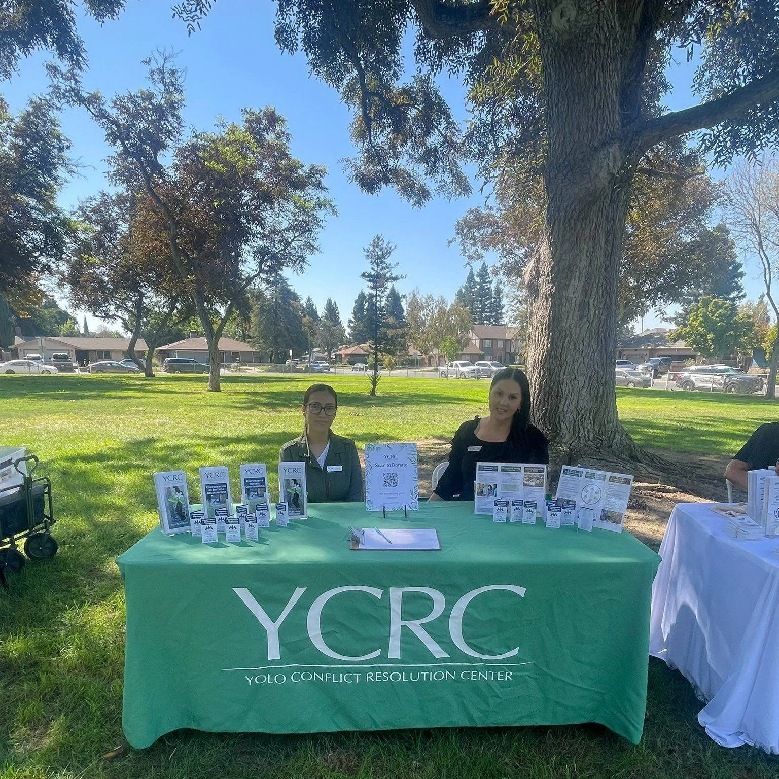 🌿 Yesterday, YCRC was honored to join the 17th Annual Interfaith Peace Picnic, hosted by the American Muslim Voice Foundation, Woodland Mosque and Islamic Center, and Woodland Ecumenical and Multi-Faith Ministries.

Our Restorative Justice Program C