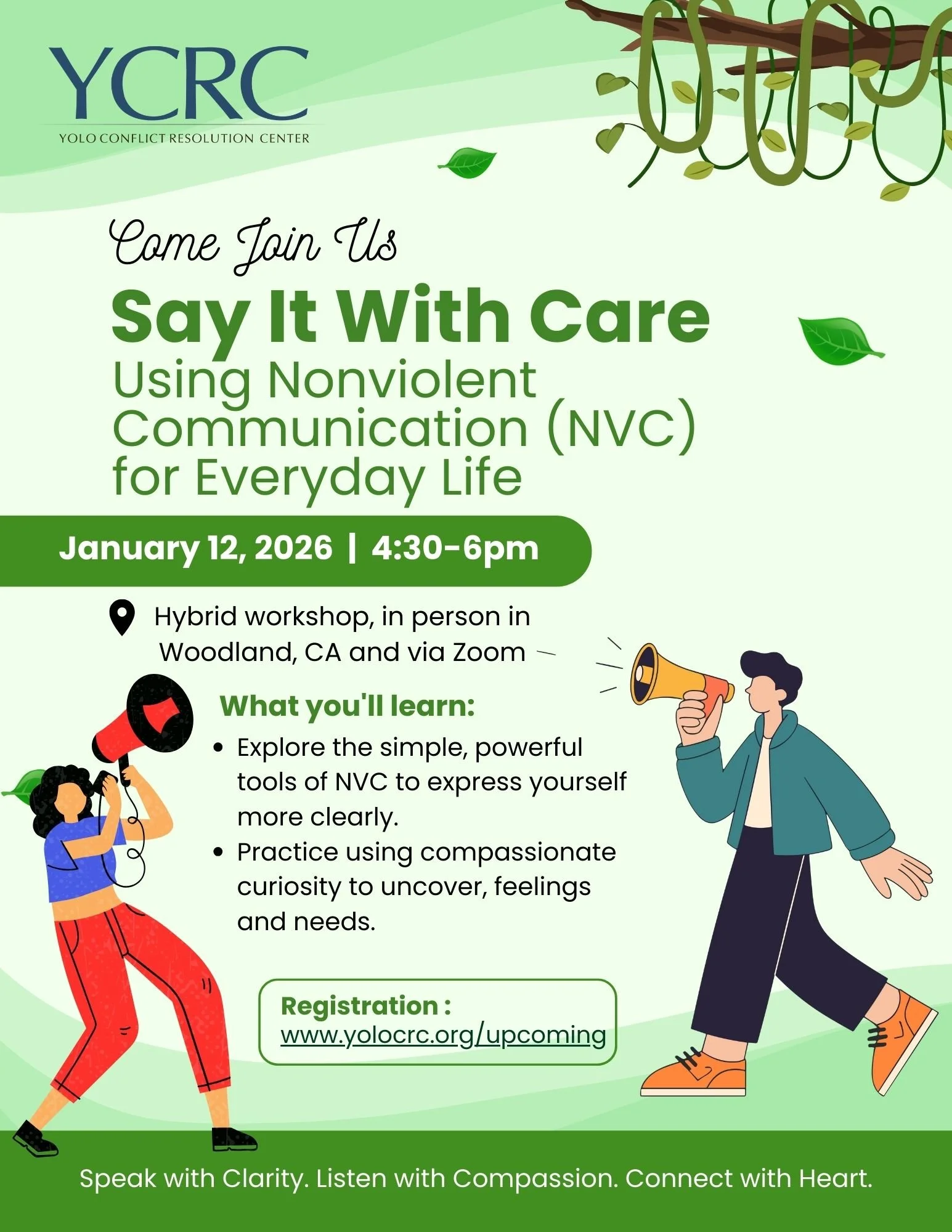 Upcoming Trainings — Yolo Conflict Resolution Center