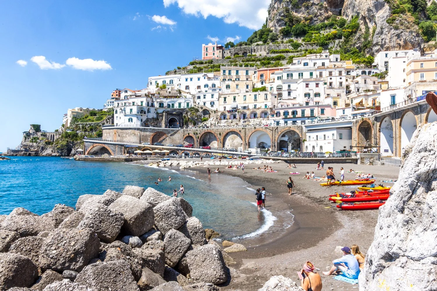 Colourful Atrani Coastline