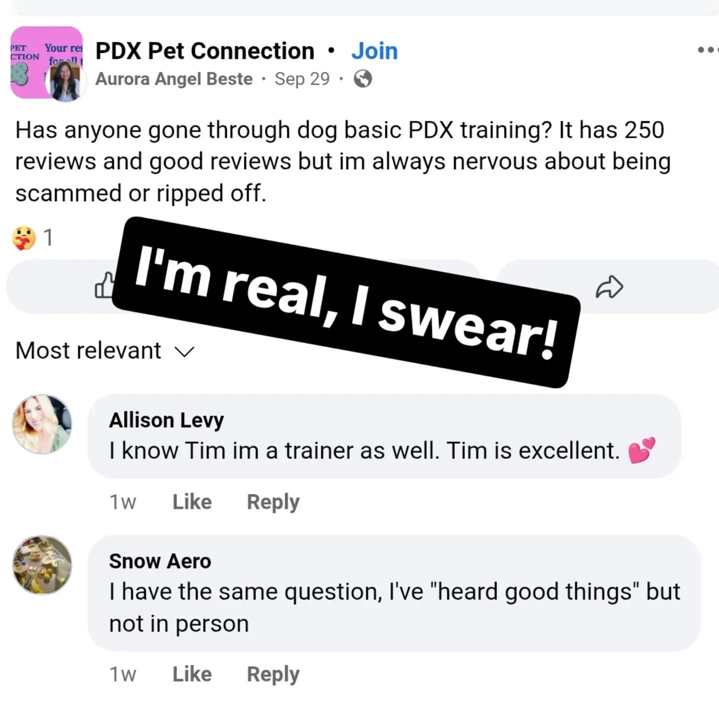 I'm real 😭 unless this is all a simulation...