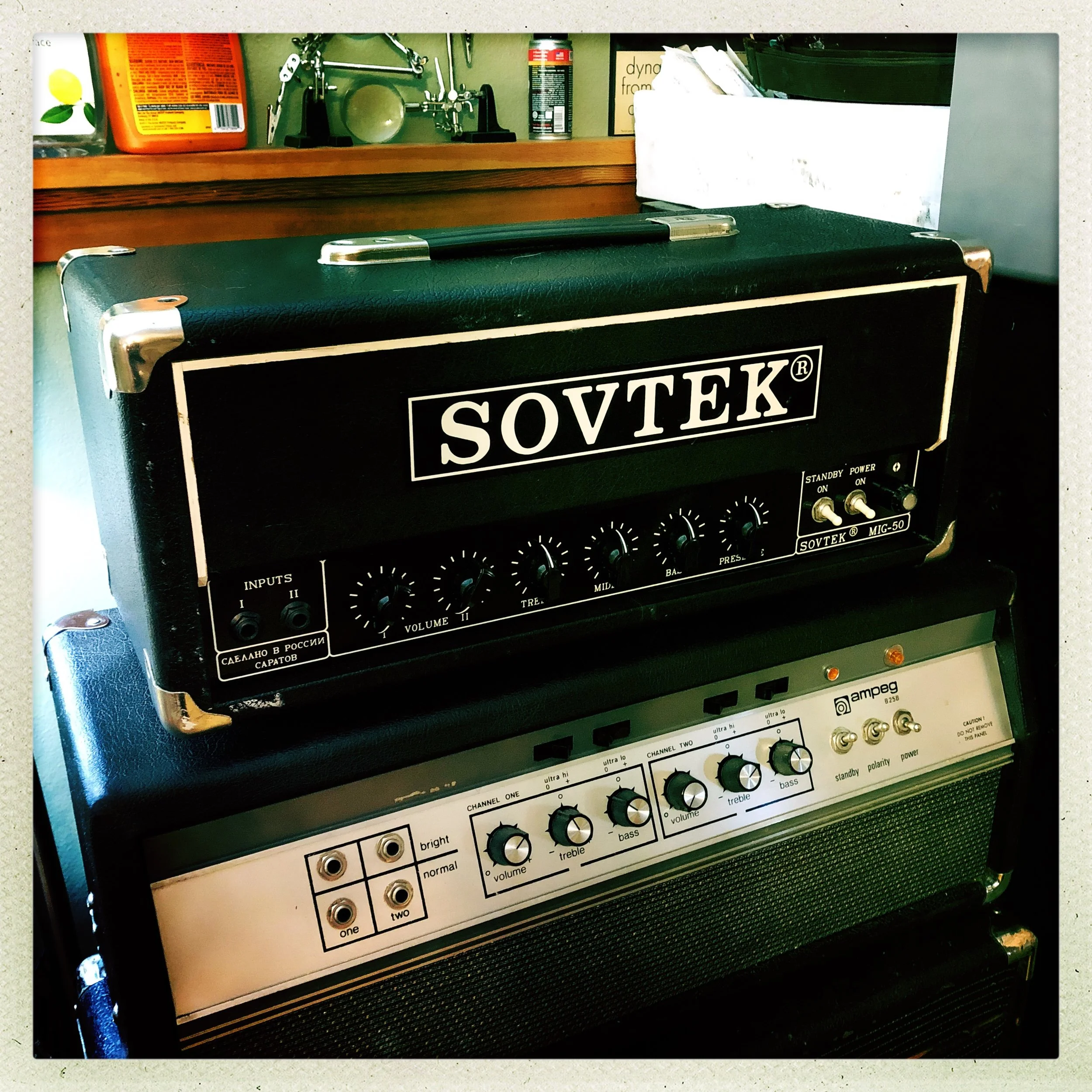 Sovtek Mig50 - Built like a (cheap, cobbled together from available parts) Tank!