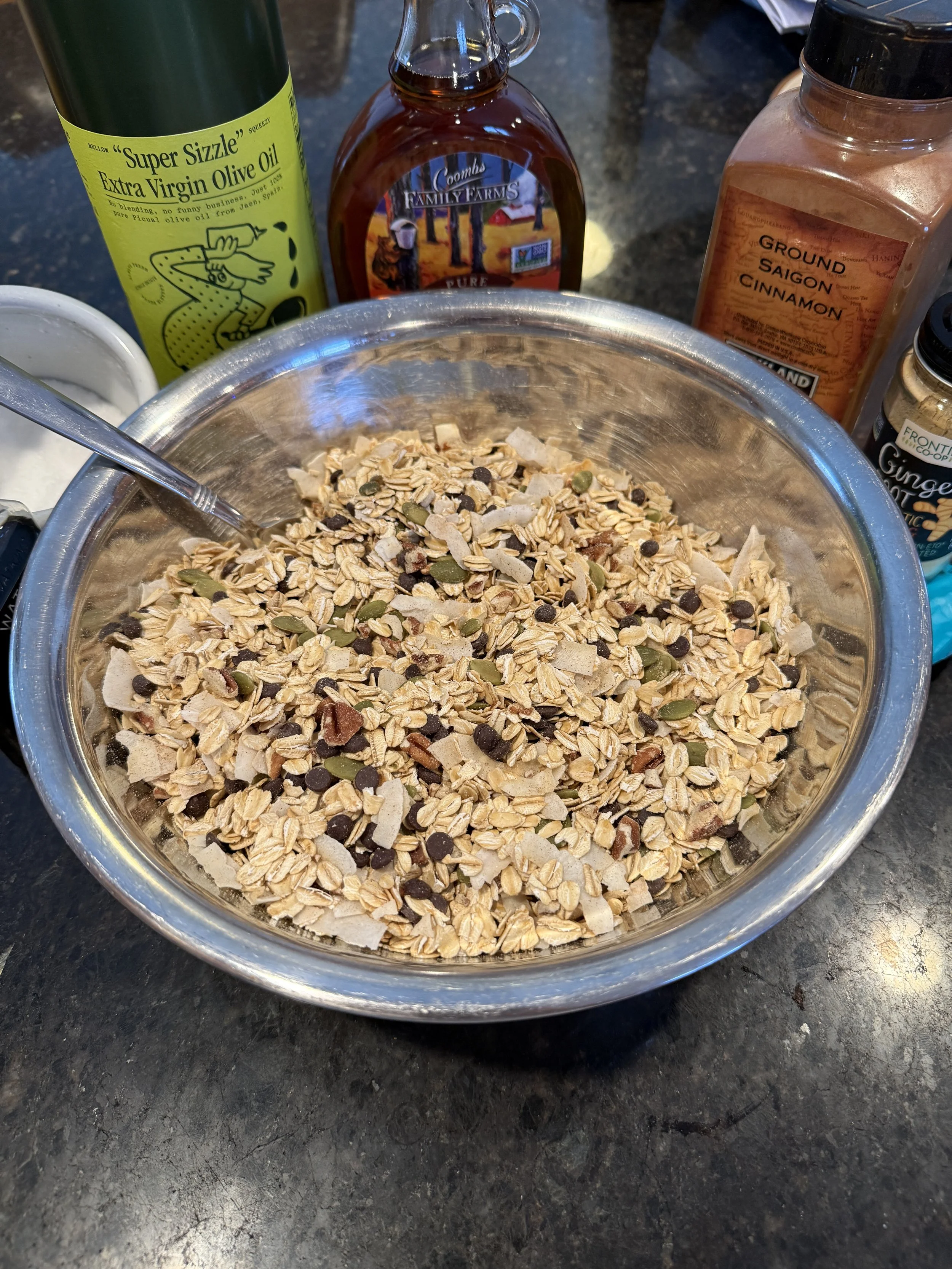 Chocolate &amp; Coconut Seeded Granola