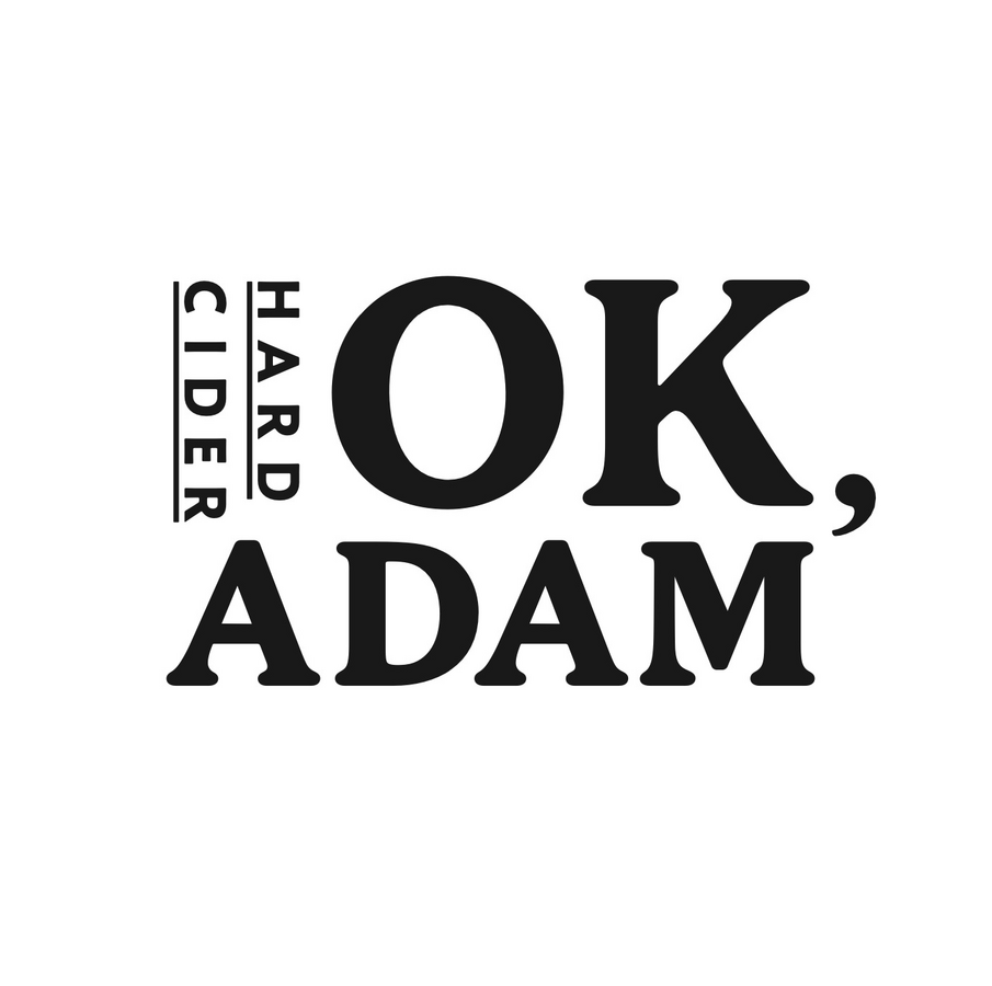 Text saying "OK, ADAM" with smaller text "HARD BORDER" vertically aligned on the left side.
