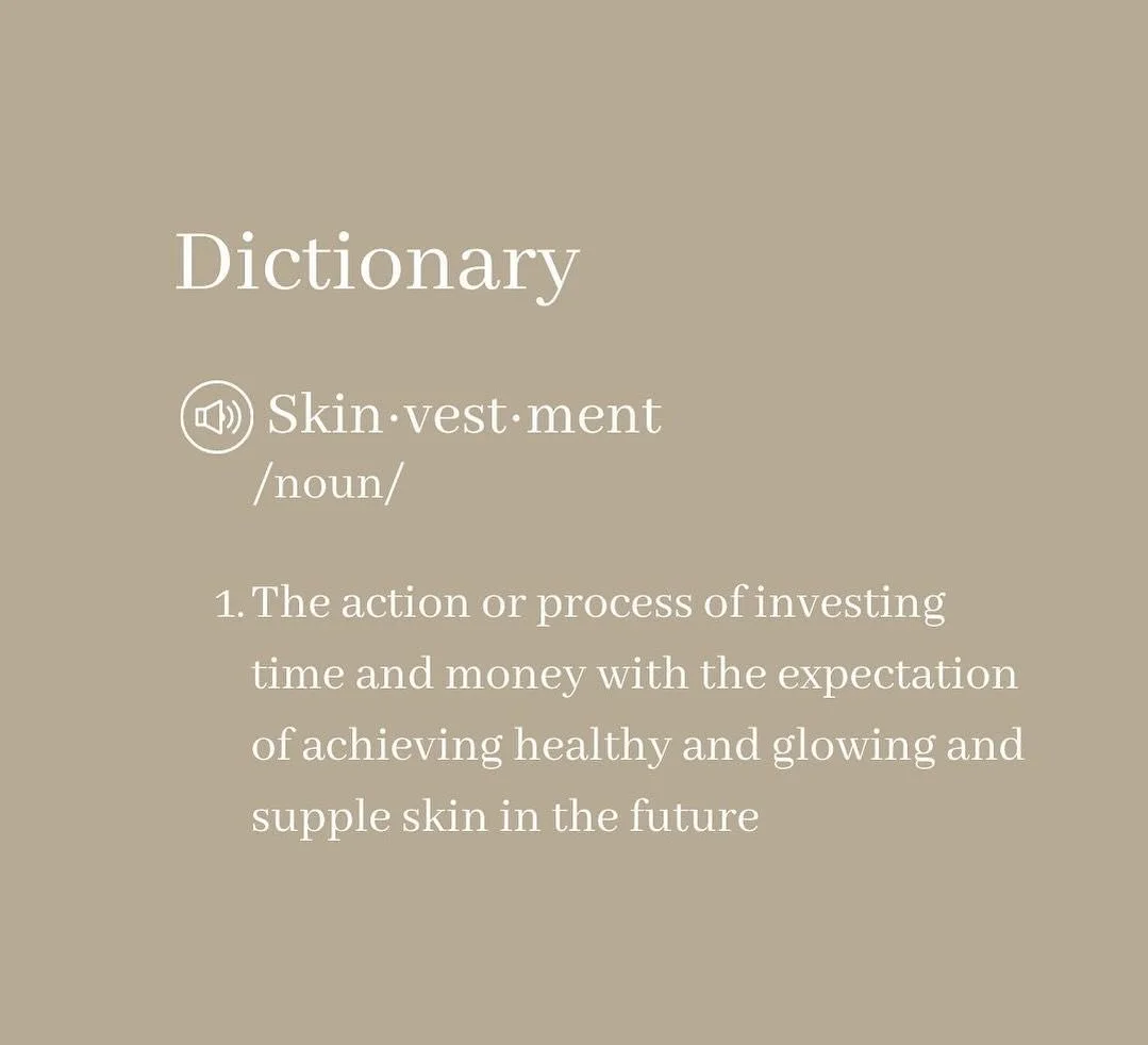 Don&rsquo;t forget your skin is an investment. 

#skincare #skincareregimen #belmontaesthetics #aesthetician #dermaplaning #chemicalpeels #belmontmedicalaesthetics #melasma #sundamage #hyperpigmetation #microneedling #wrinklereduction #acnescarreduct
