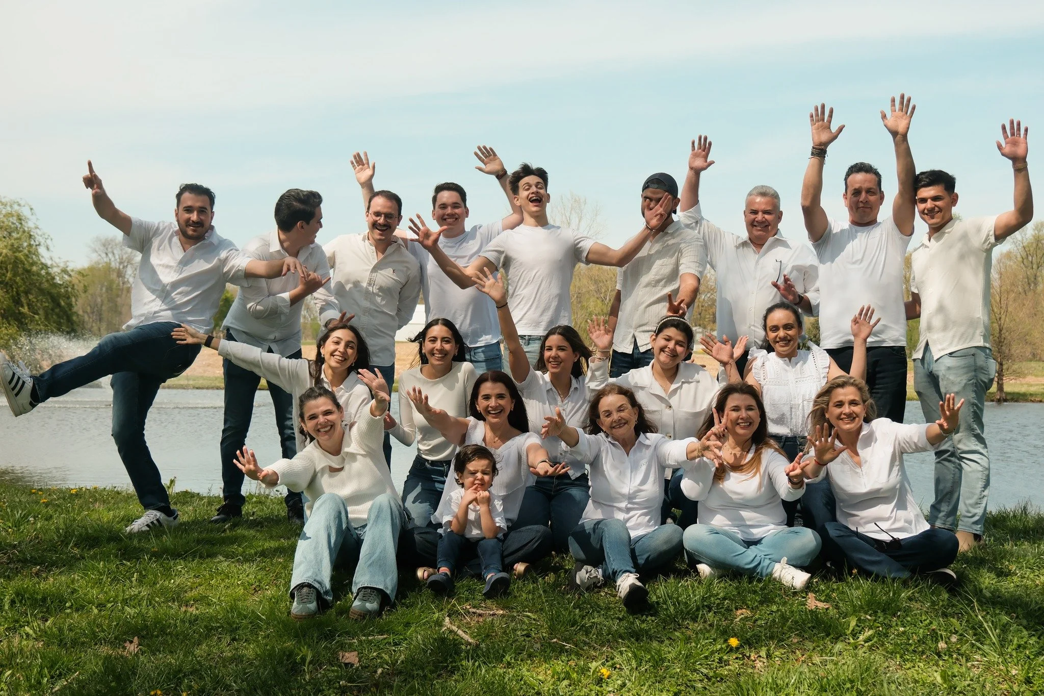 When family flies in from all over the country to celebrate a wedding, you know it's the perfect time to grab a few extra memories before everyone heads home.

The day after the big &quot;I do,&quot; we snuck in a family photo session with this beaut
