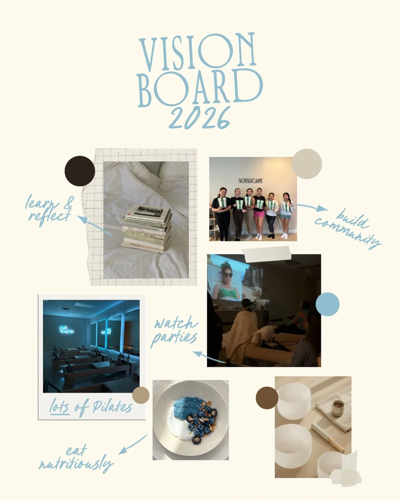 This is the vision 🤍 A space where movement meets meaning.

Pilates that strengthens from the inside out. Gatherings that feel intentional, nourishing, and deeply human. Soulscape is more than a studio&mdash;it&rsquo;s a place to move, rest, learn, 