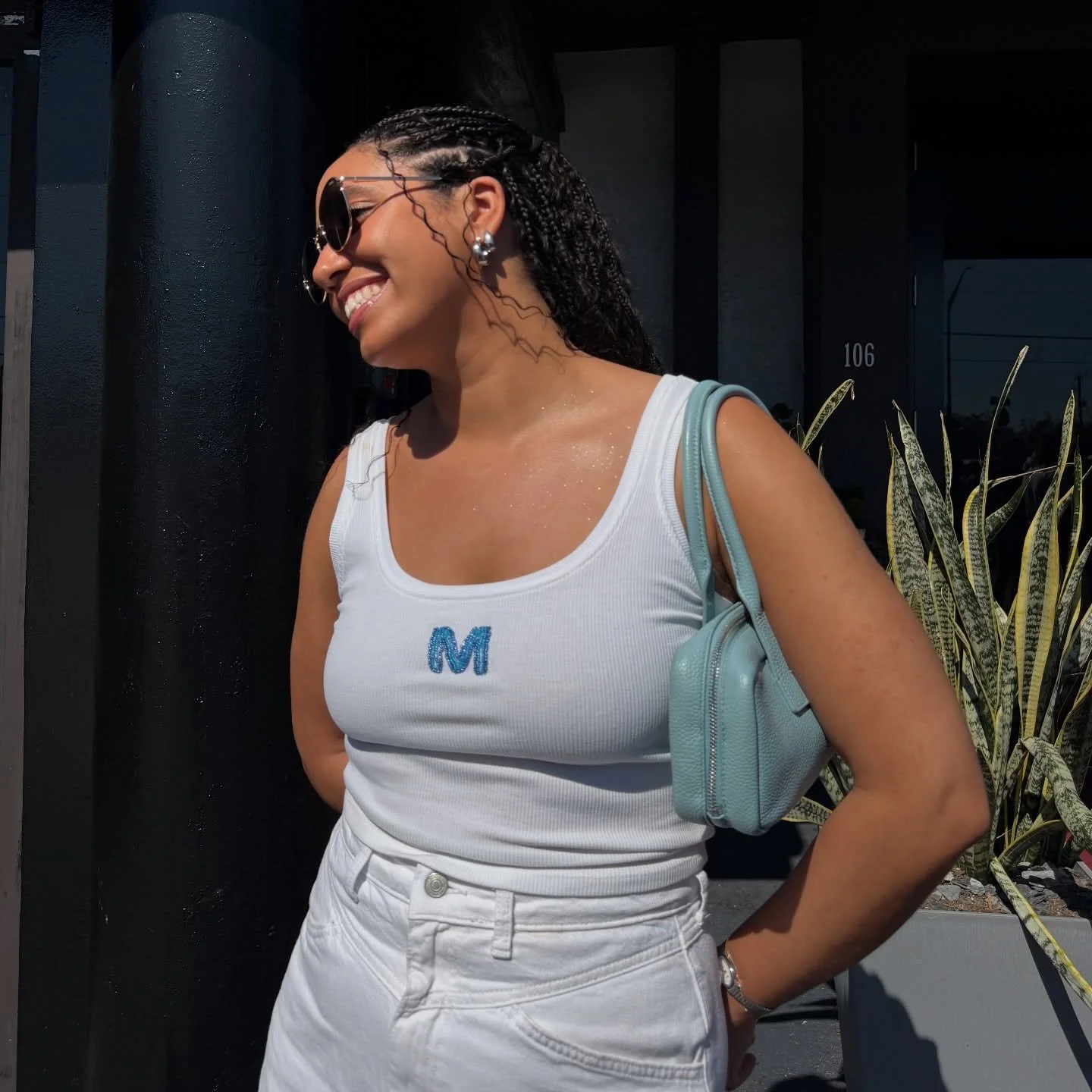 Future Mrs. M in her tank!!! 💙